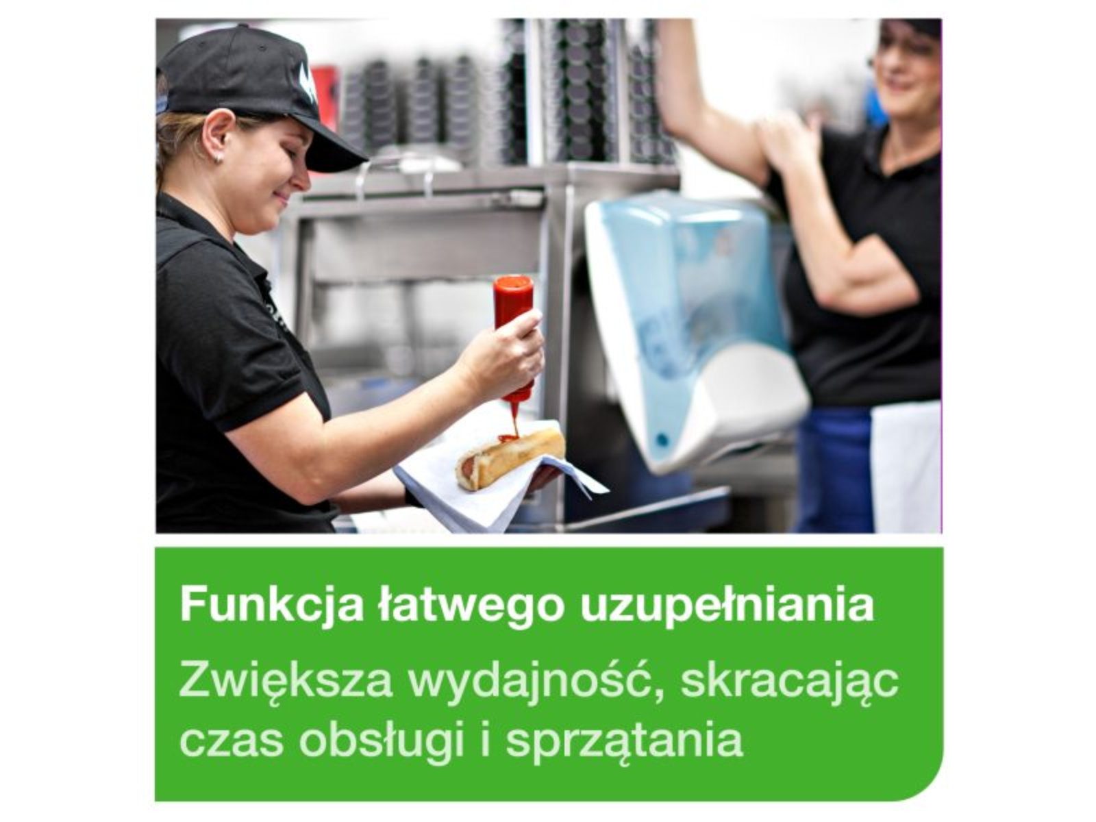 Dozownik czyściw listki W4 TORK 654000 TURKUS